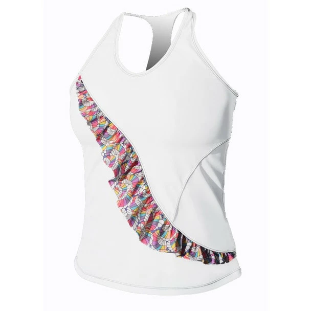 DeSoto Women's Carrera Ruffle Full Tri Top - 2016 - Image 2
